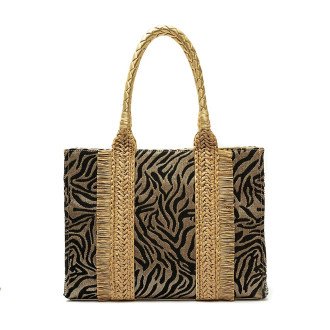  Bolsa Maxi Tote Animalier Natural - Isla